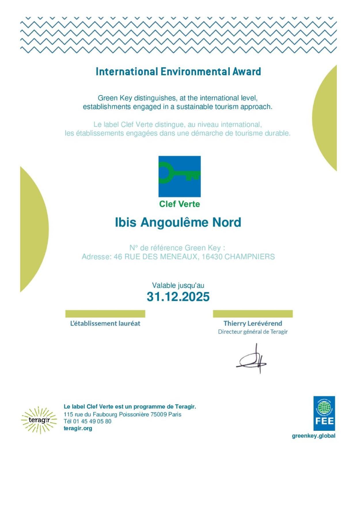Ibis Angouleme Nord Otel Champniers  Dış mekan fotoğraf
